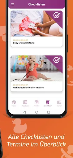 Скриншот 4 — Babelli Schwangerschafts App