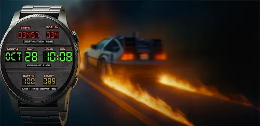 Скриншот 1 — Back to the Future WatchFace