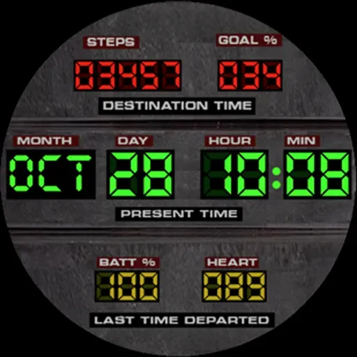 Скриншот 4 — Back to the Future WatchFace