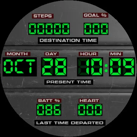 Скриншот 6 — Back to the Future WatchFace