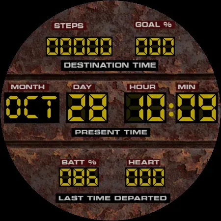 Скриншот 7 — Back to the Future WatchFace