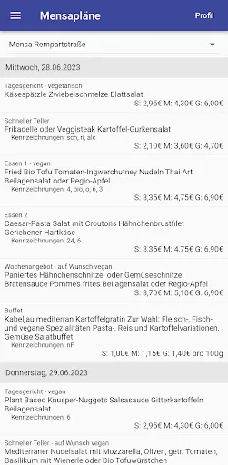 Скриншот 7 — myUFR - Universität Freiburg