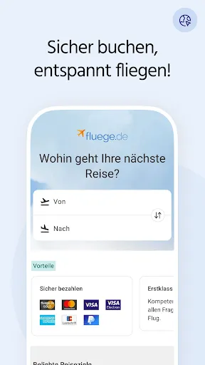Скриншот 2 — Fluege.de: günstige Flüge