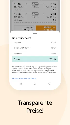 Скриншот 7 — Fluege.de: günstige Flüge