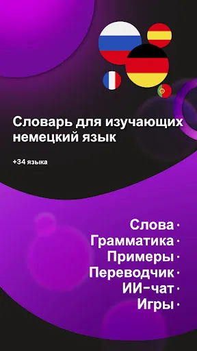 Скриншот 1 — Глаголы Немецкий Словарь