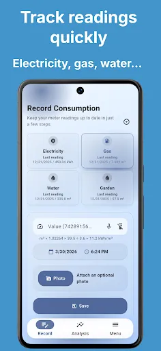 Скриншот 1 — Meter Readings