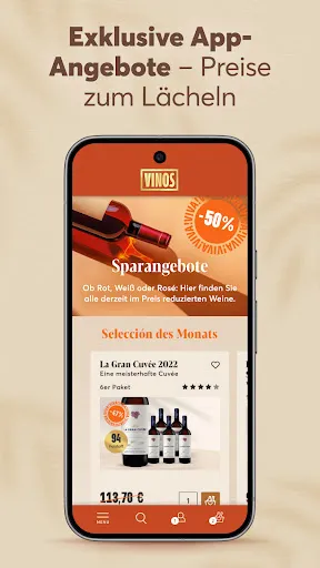Скриншот 2 — VINOS - Wein mobil kaufen