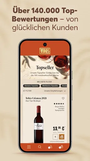 Скриншот 3 — VINOS - Wein mobil kaufen