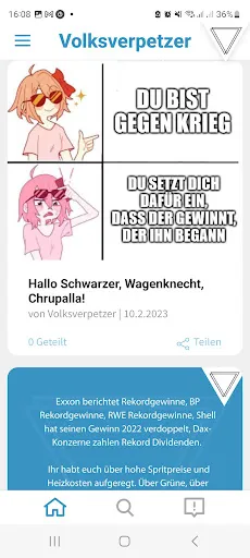 Скриншот 4 — Volksverpetzer-App