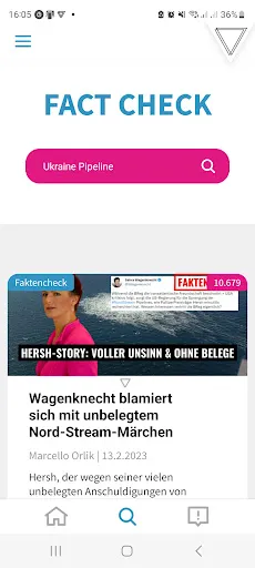 Скриншот 5 — Volksverpetzer-App