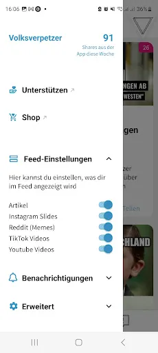 Скриншот 7 — Volksverpetzer-App