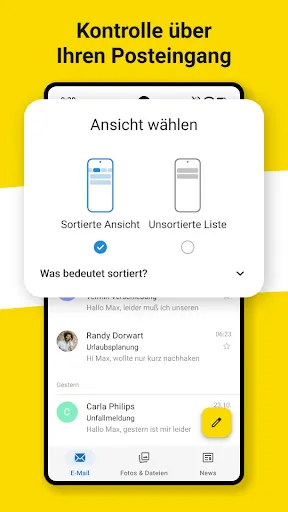 Скриншот 2 — WEB.DE Mail, Cloud & News