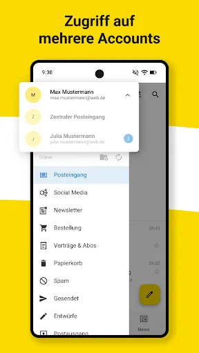 Скриншот 4 — WEB.DE Mail, Cloud & News