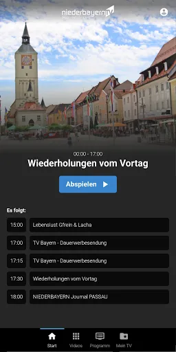Скриншот 1 — Niederbayern TV Deggendorf