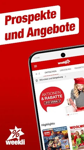 Скриншот 1 — weekli - Prospekte & Angebote