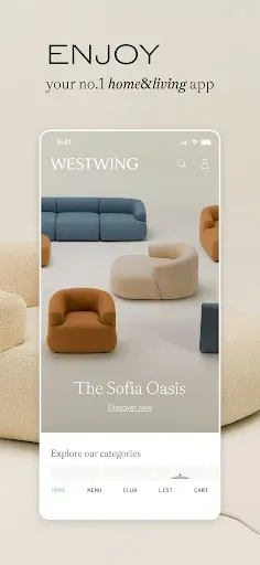 Скриншот 2 — Westwing: Live Beautiful