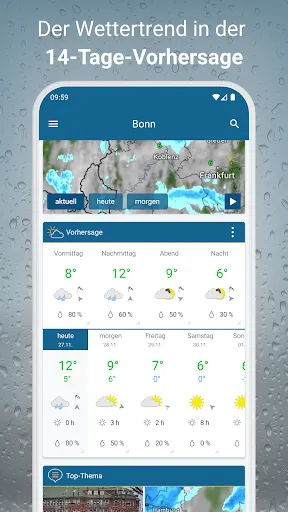 Скриншот 5 — RegenRadar mit Unwetterwarnung