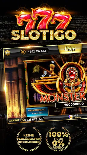 Скриншот 1 — Slotigo - Online-Casino