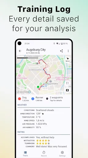 Скриншот 2 — The Mantrailing App