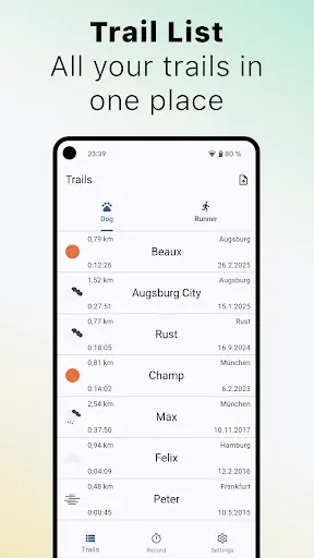 Скриншот 3 — The Mantrailing App