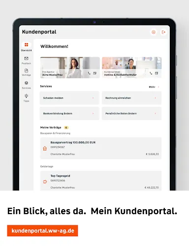 Скриншот 6 — W&W Kundenportal