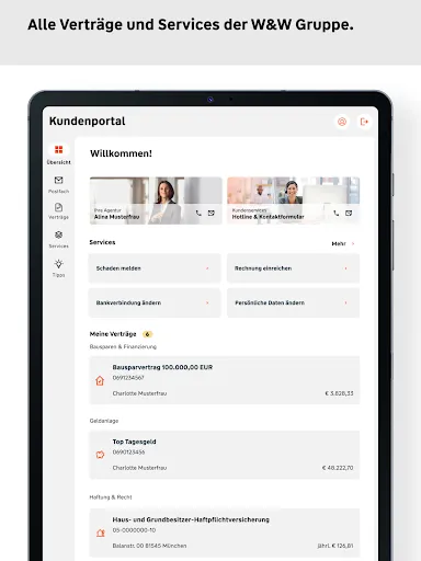 Скриншот 7 — W&W Kundenportal