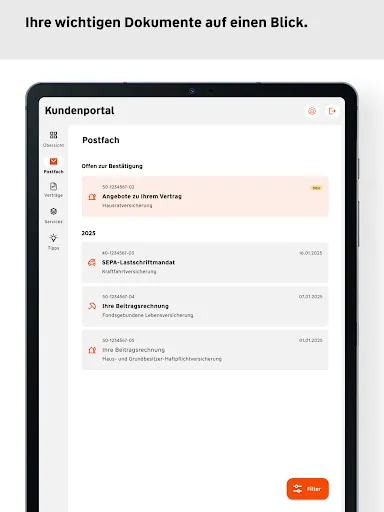 Скриншот 8 — W&W Kundenportal