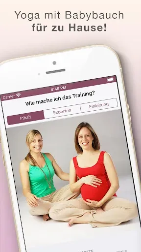 Скриншот 2 — Schwangerschaftsyoga Workouts