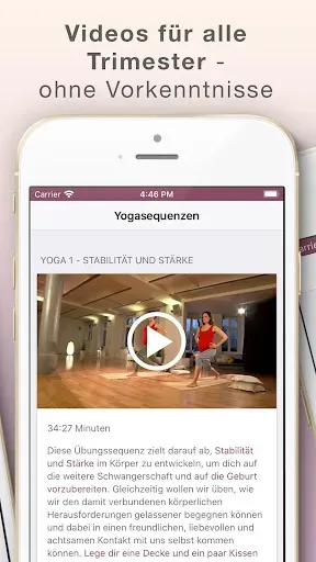Скриншот 3 — Schwangerschaftsyoga Workouts