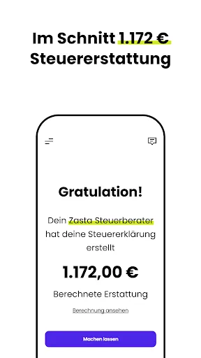 Скриншот 2 — Zasta: Super-App für Steuern