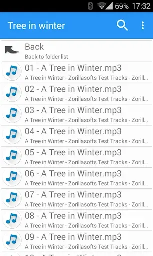Скриншот 4 — Music Folder Player Full