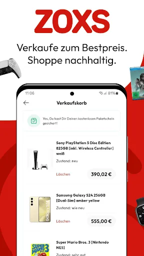 Скриншот 1 — ZOXS: Kaufen & Verkaufen