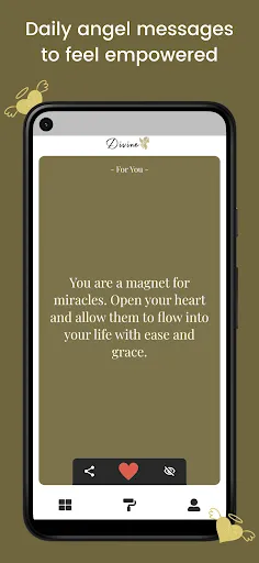 Скриншот 1 — Divine - Daily Angel Messages