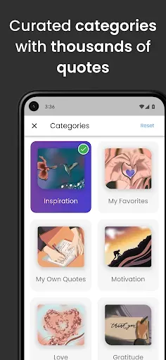 Скриншот 3 — Motiv - Motivational Quotes