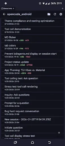 Скриншот 2 — Pocket for OpenCode
