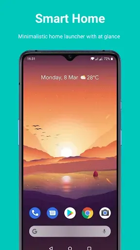 Скриншот 1 — Material Pixel Launcher Lock