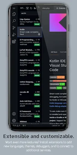 Скриншот 5 — VScode for Android
