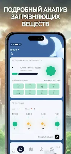 Скриншот 2 — Виджет качества воздуха