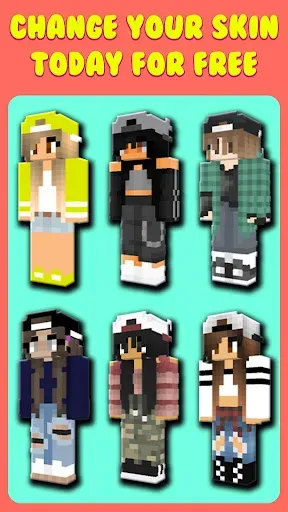 Скриншот 3 — Крутые Скины Девочек для MCPE