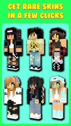 Скриншот 4 — Крутые Скины Девочек для MCPE