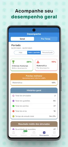 Скриншот 7 — Enem 2026 Questões e Simulados