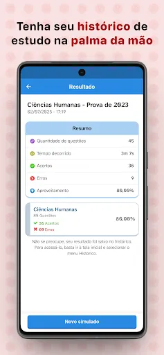 Скриншот 8 — Enem 2026 Questões e Simulados