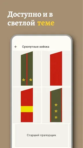 Скриншот 4 — Погоны и звания России
