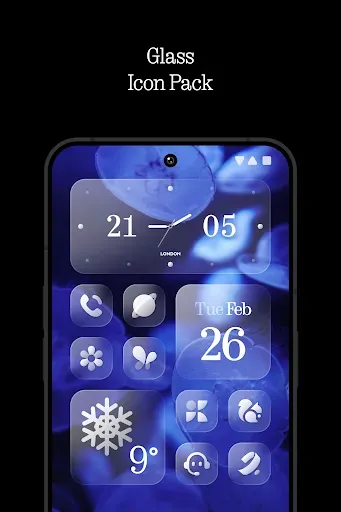Скриншот 1 — Glass Icons