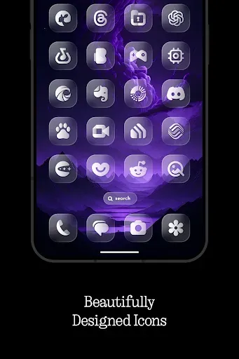 Скриншот 2 — Glass Icons