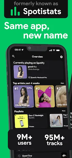 Скриншот 1 — stats.fm for Spotify