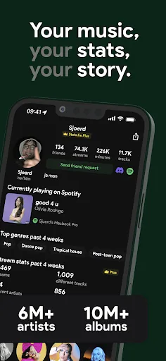 Скриншот 2 — stats.fm for Spotify