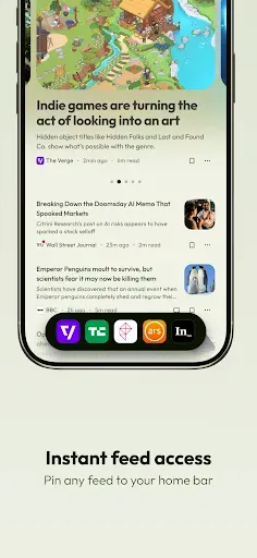 Скриншот 2 — Twine: Smart RSS & News Reader