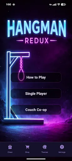 Скриншот 1 — Hangman Redux: Word Puzzles