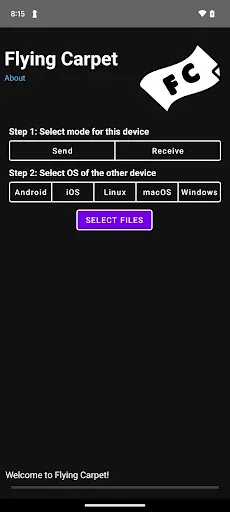 Скриншот 3 — Flying Carpet File Transfer